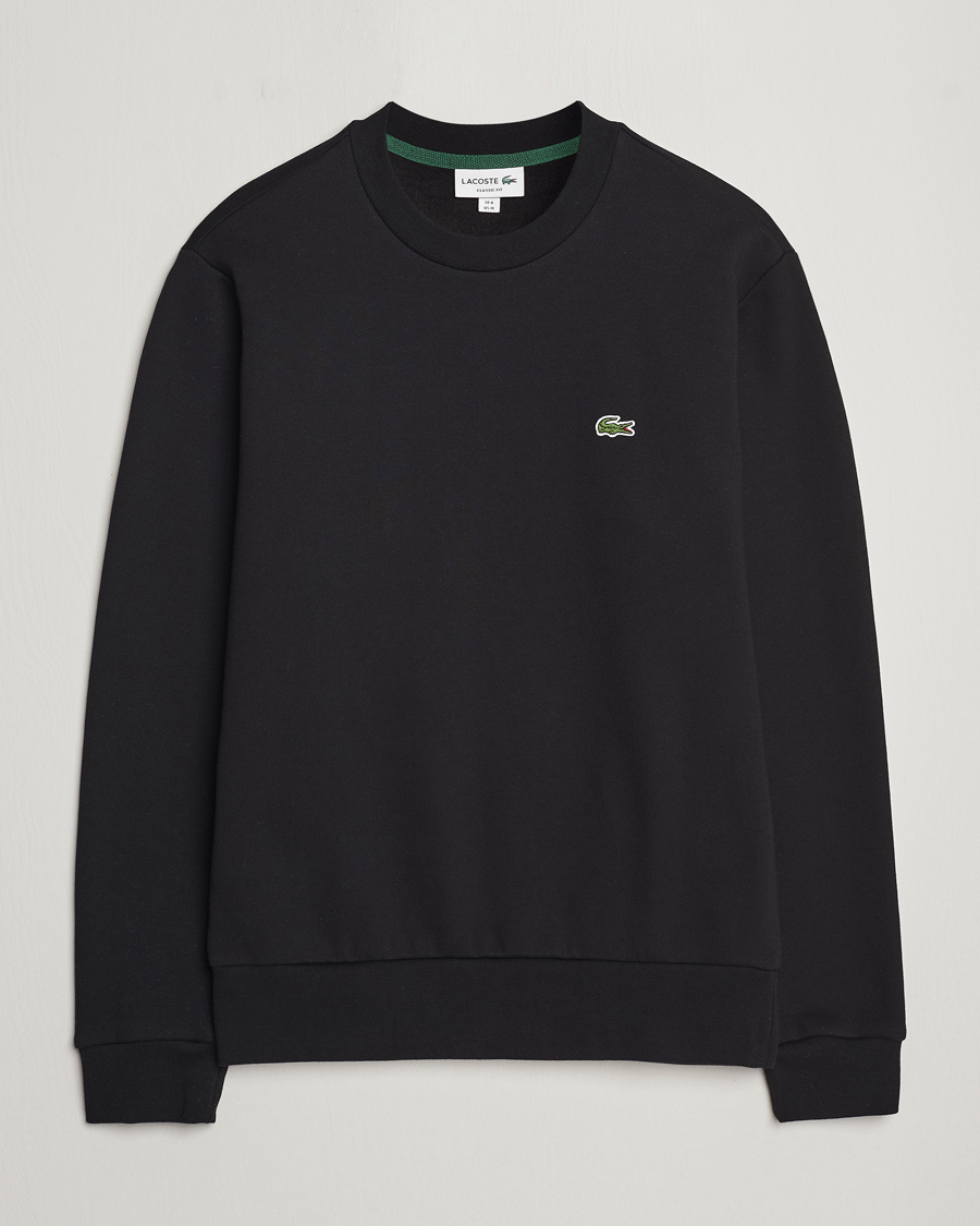Lacoste Crew Neck Sweatshirt Black