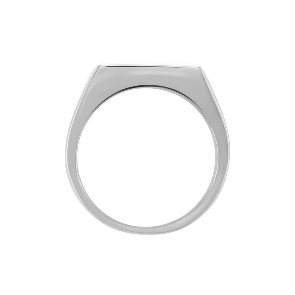 Chevalière Acier Gris Luciano