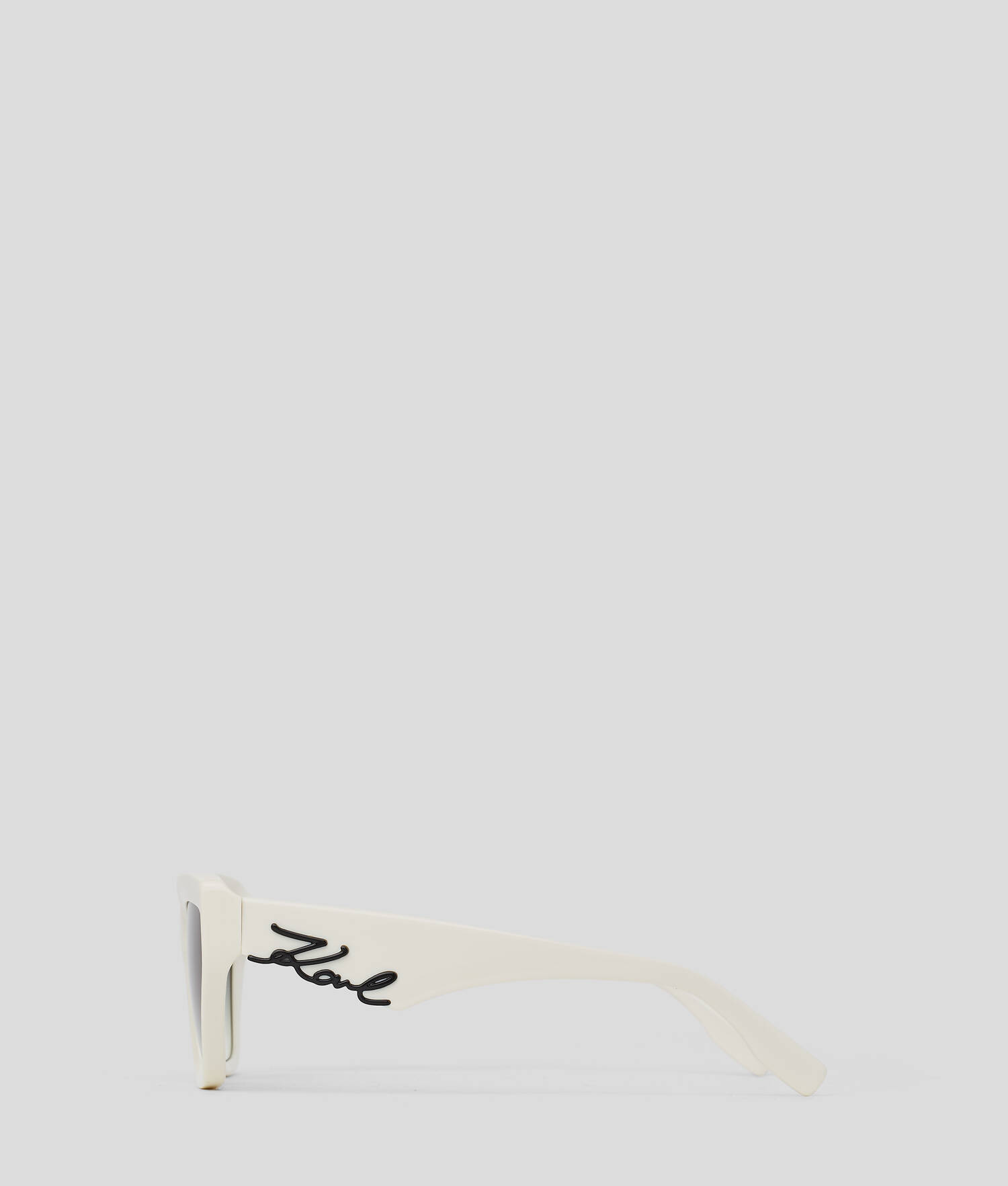 LUNETTES DE SOLEIL AVEC LOGO DÉCOUPÉ KARL SIGNATURE - Blanc