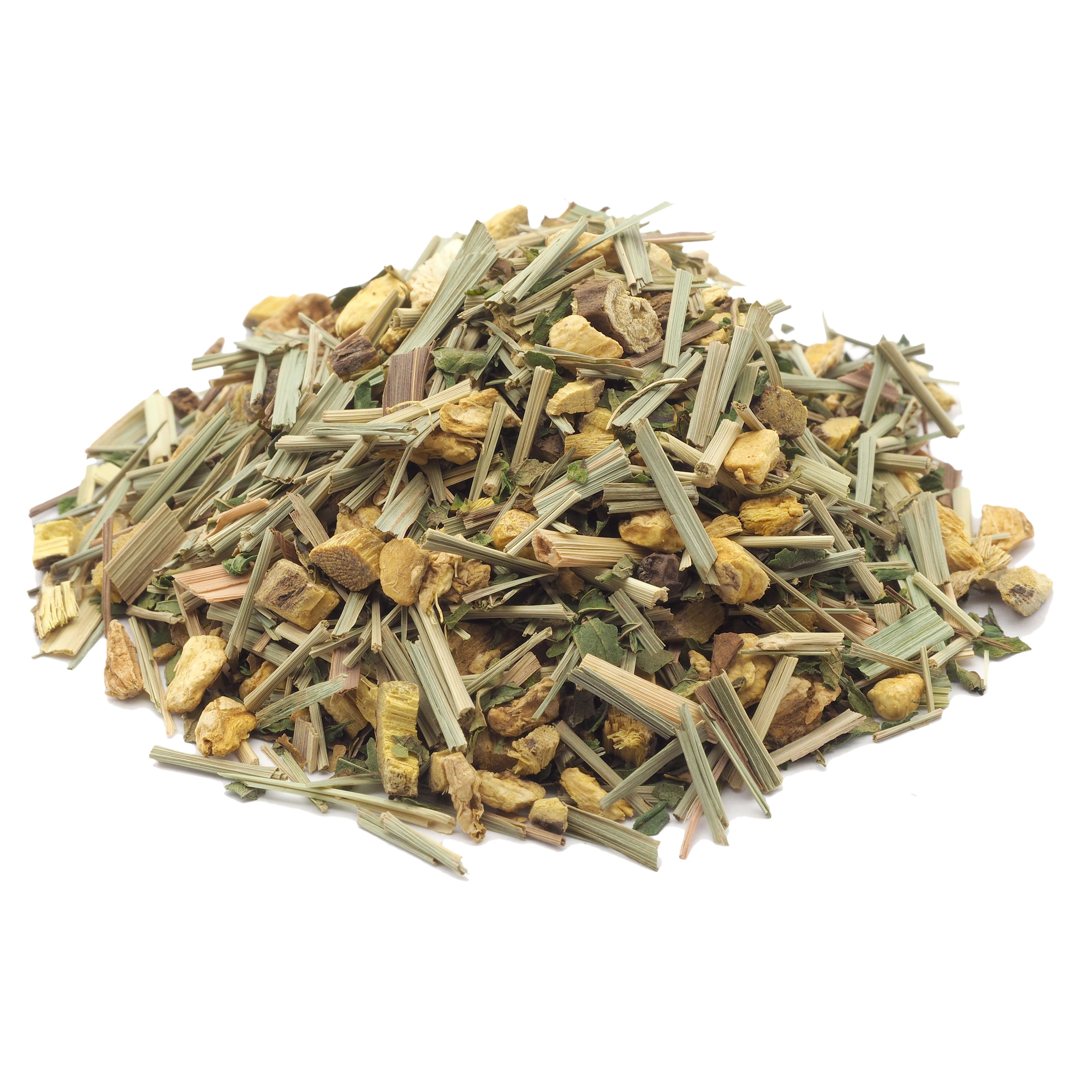 tea4me Ingwer Fresh Kräuterwohl Kräutertee mit Ingwer-Minze-Zitrone-Geschmack