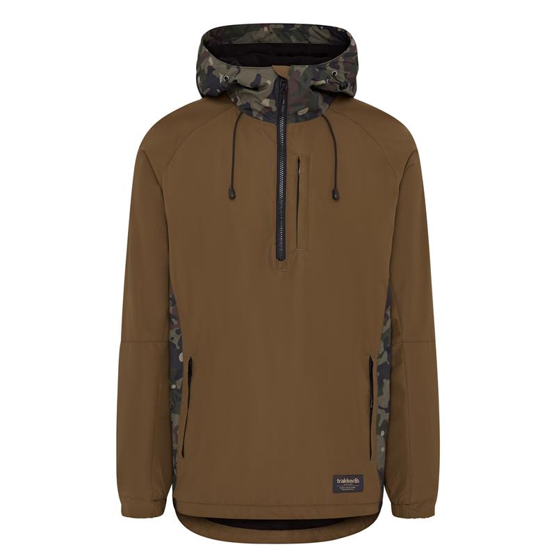 Sweat Homme Trakker Techpro Half-Zip Hoody - Kaki/Camou