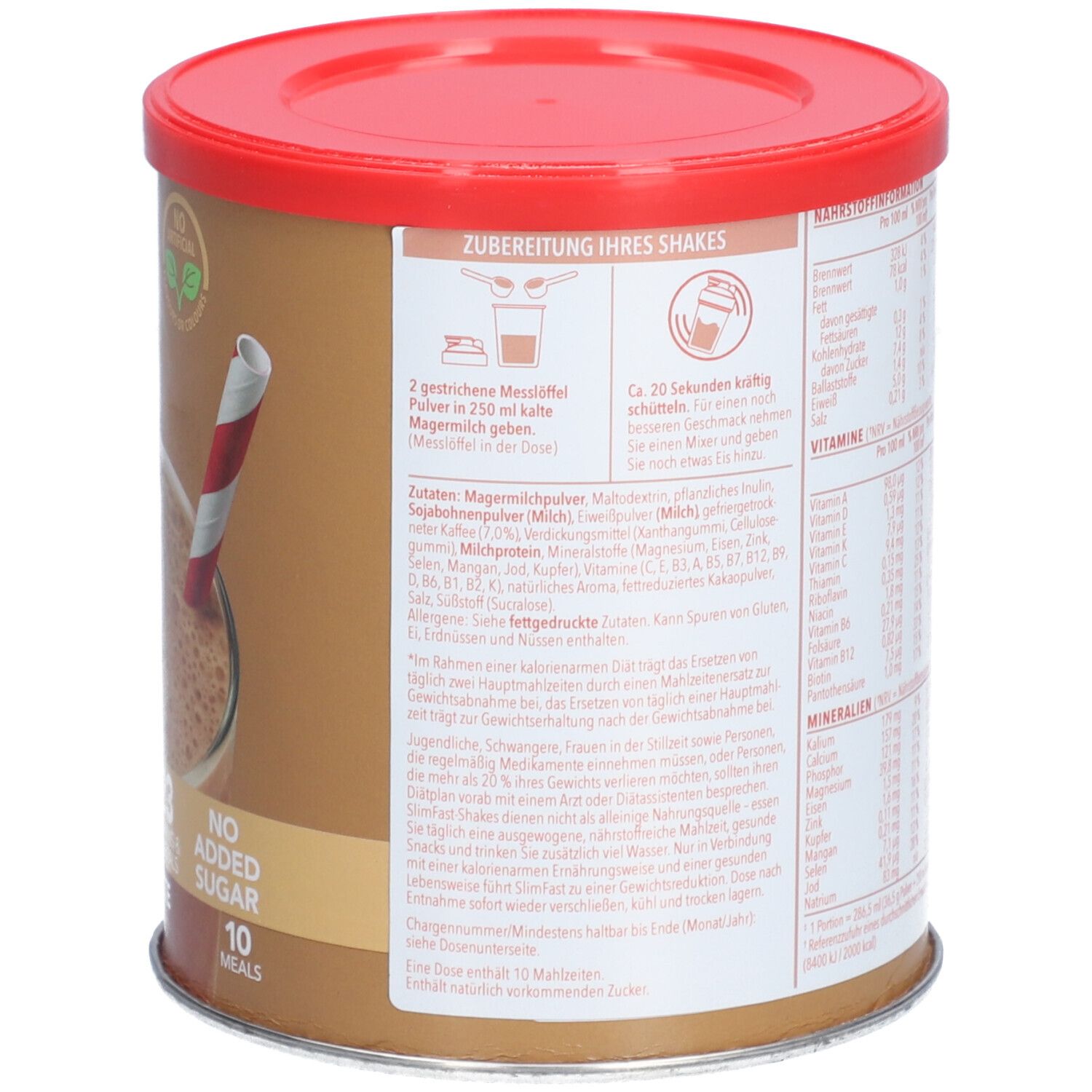 Slim Fast Milchshake-Pulver Café au lait