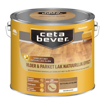 CetaBever vloer- & parketlak Natuurlijk Effect blank 2,5 liter