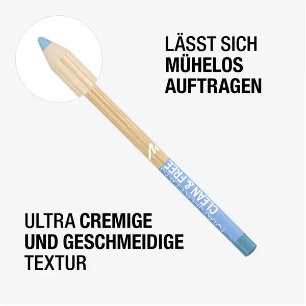 Clean & Free Eyeliner Pencil 006 Anime Blue