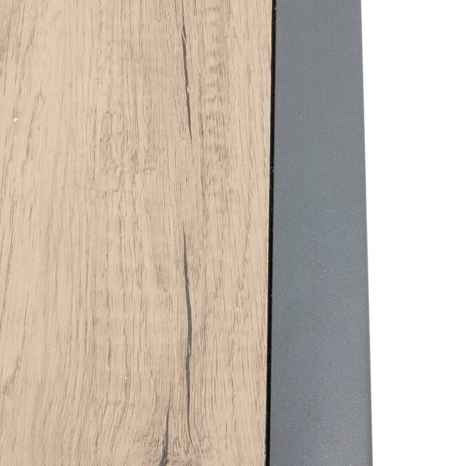 Table de jardin extensible rectangulaire PAVANE Truffe / Graphite