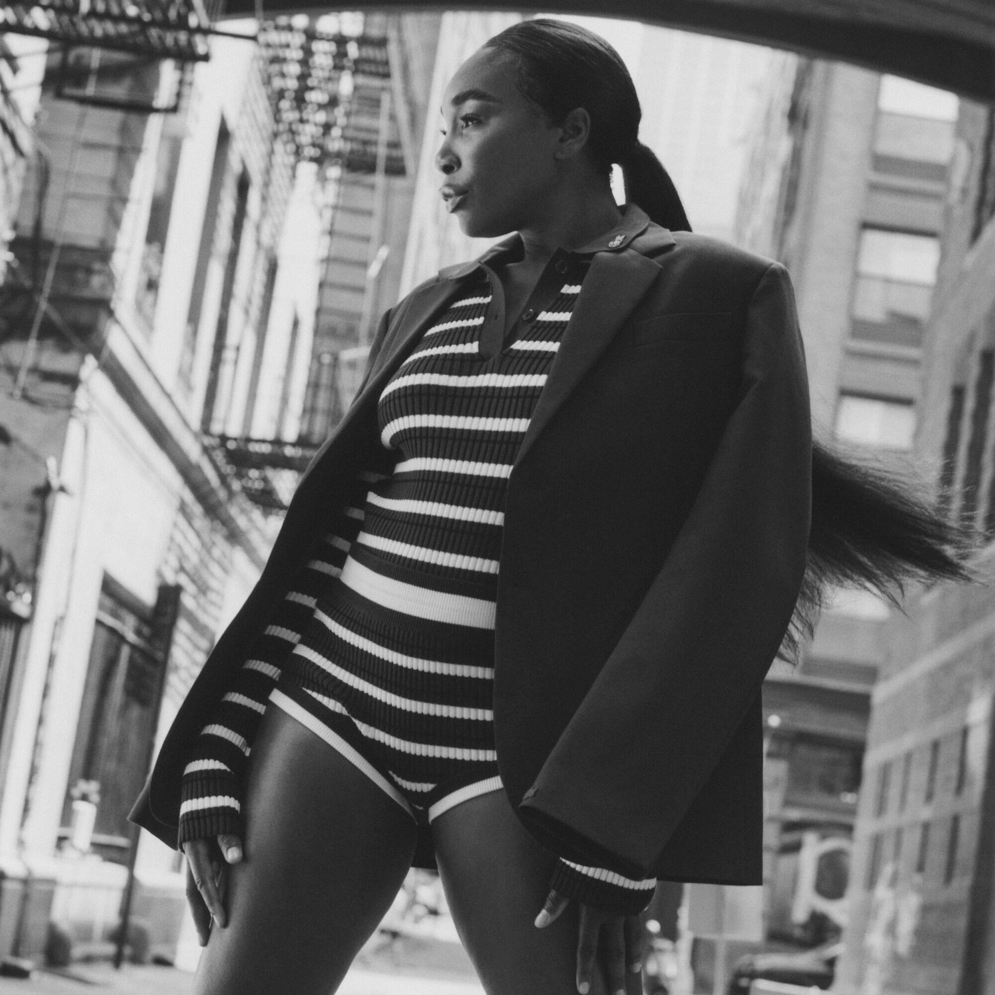 Lacoste x Eleven by Venus Shorts mit Streifen Lacoste X EleVen by Venus Williams - Rot - Lacoste - Damen