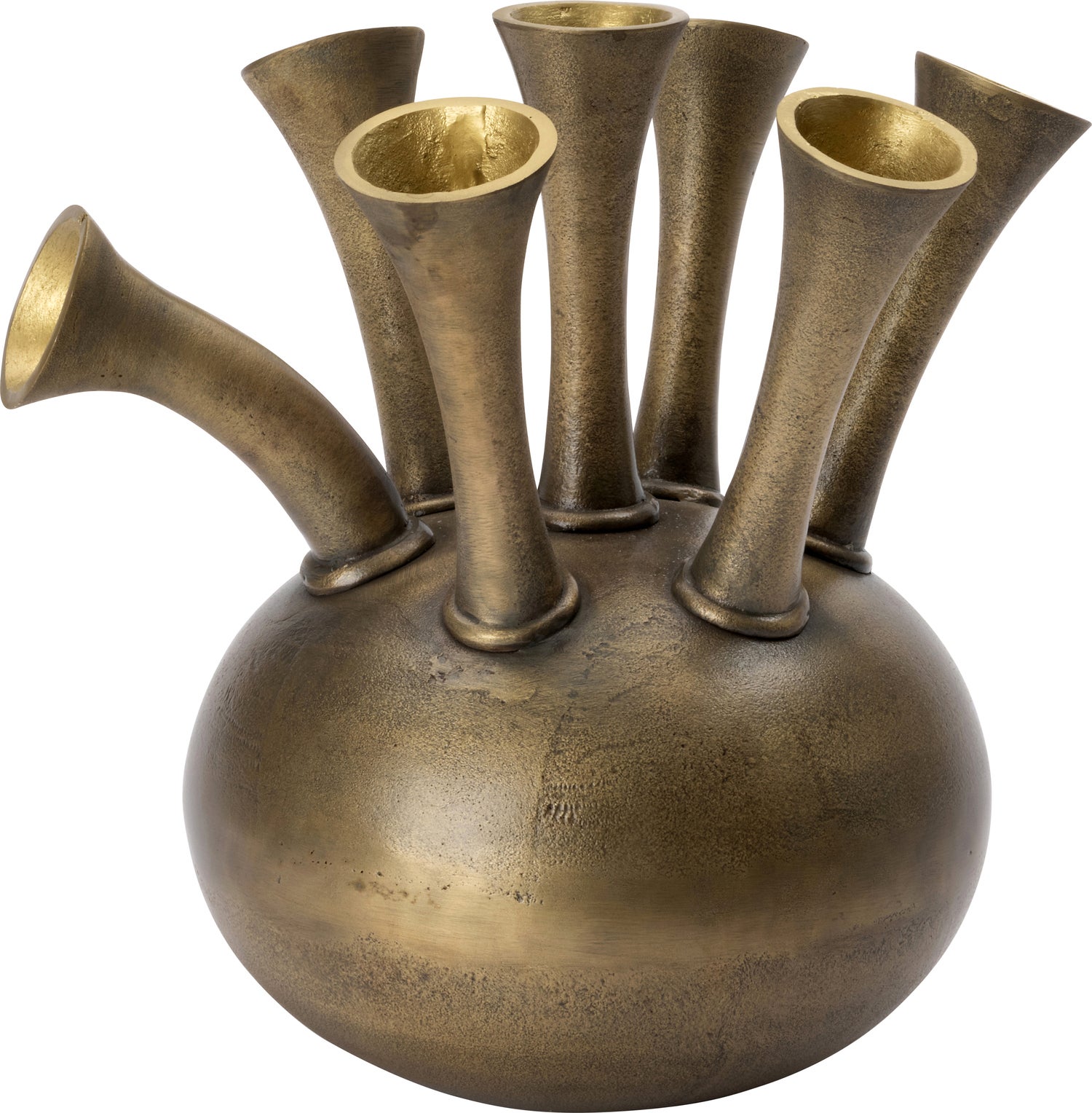 Intratuin vaas Toet goud 37 x 35 x 40 cm