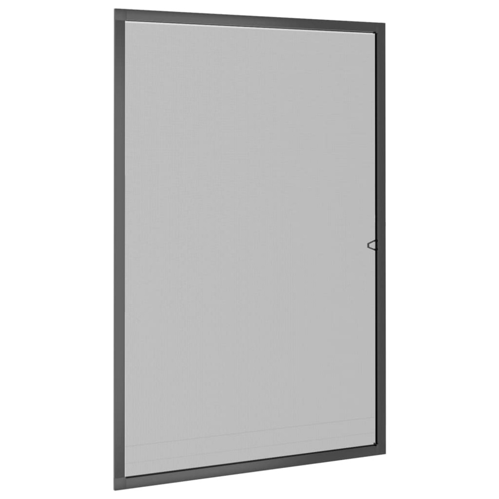 Moustiquaire pour fenêtres anthracite 80x120 cm