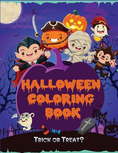 Halloween Coloring Book - Kids Coloring Books (Paperback)