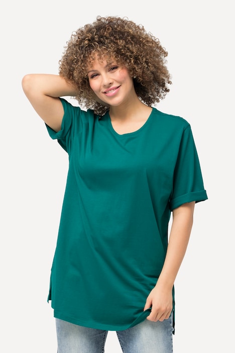 T-Shirt, Rundhalsausschnitt, Relaxed, Halbarm