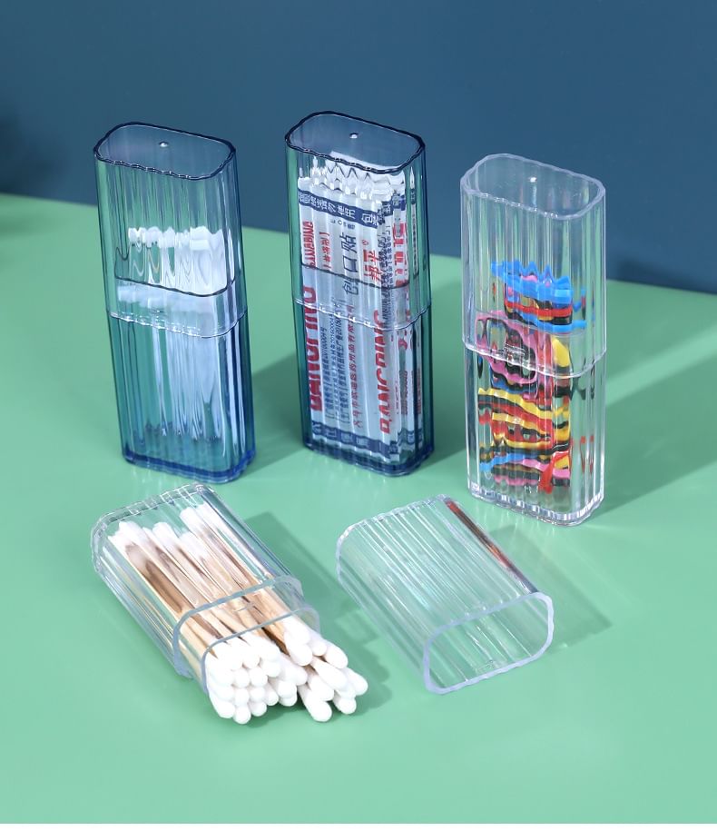 Eranso - Transparante plastic kleine opbergkoffer