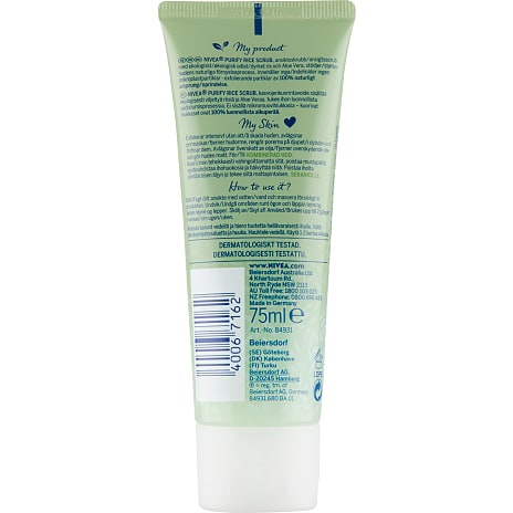 Ansigtsscrub m. ris og aloe vera