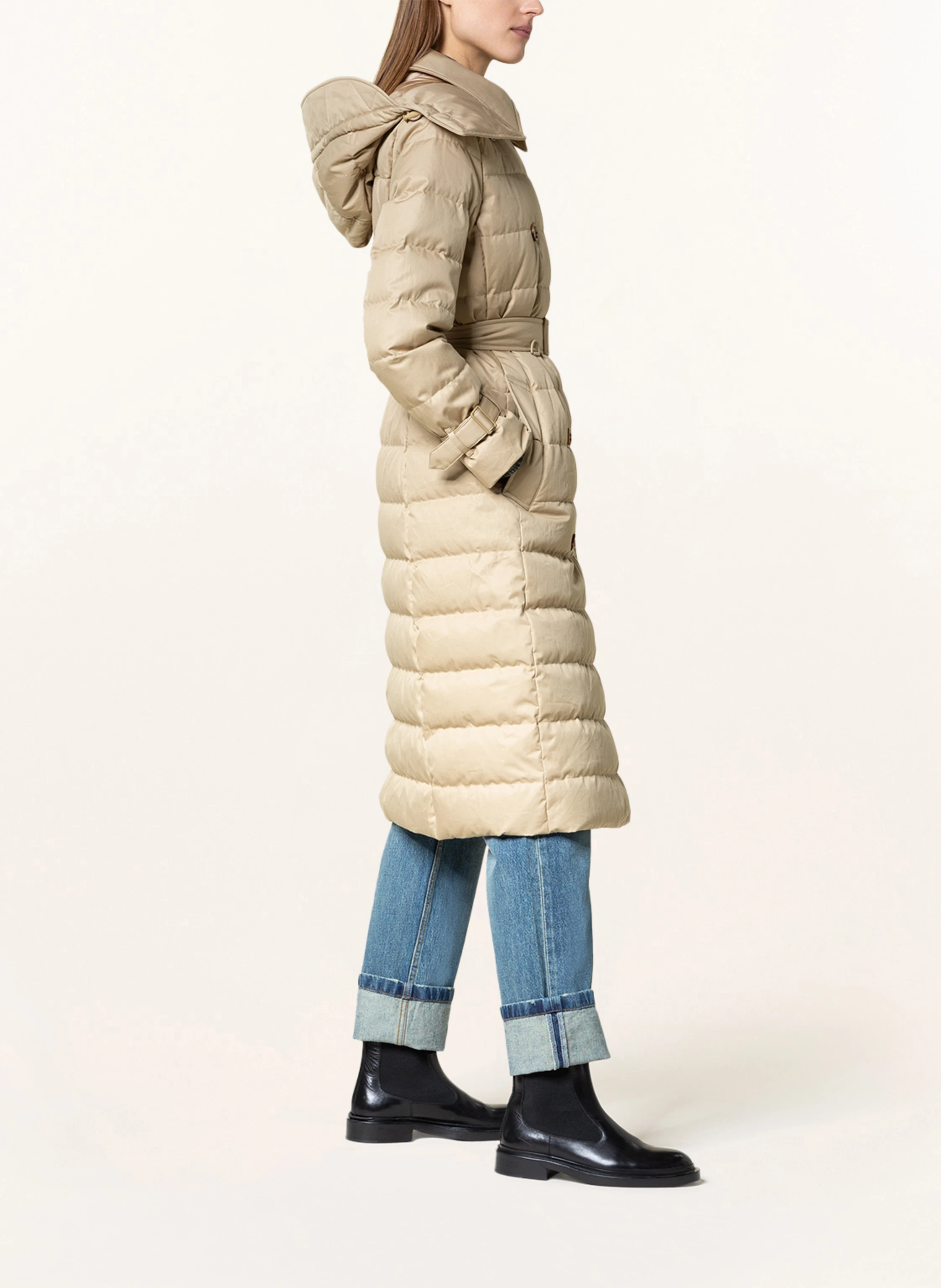 BURBERRY Daunenmantel ABBOTSLEY mit abnehmbarer Kapuze