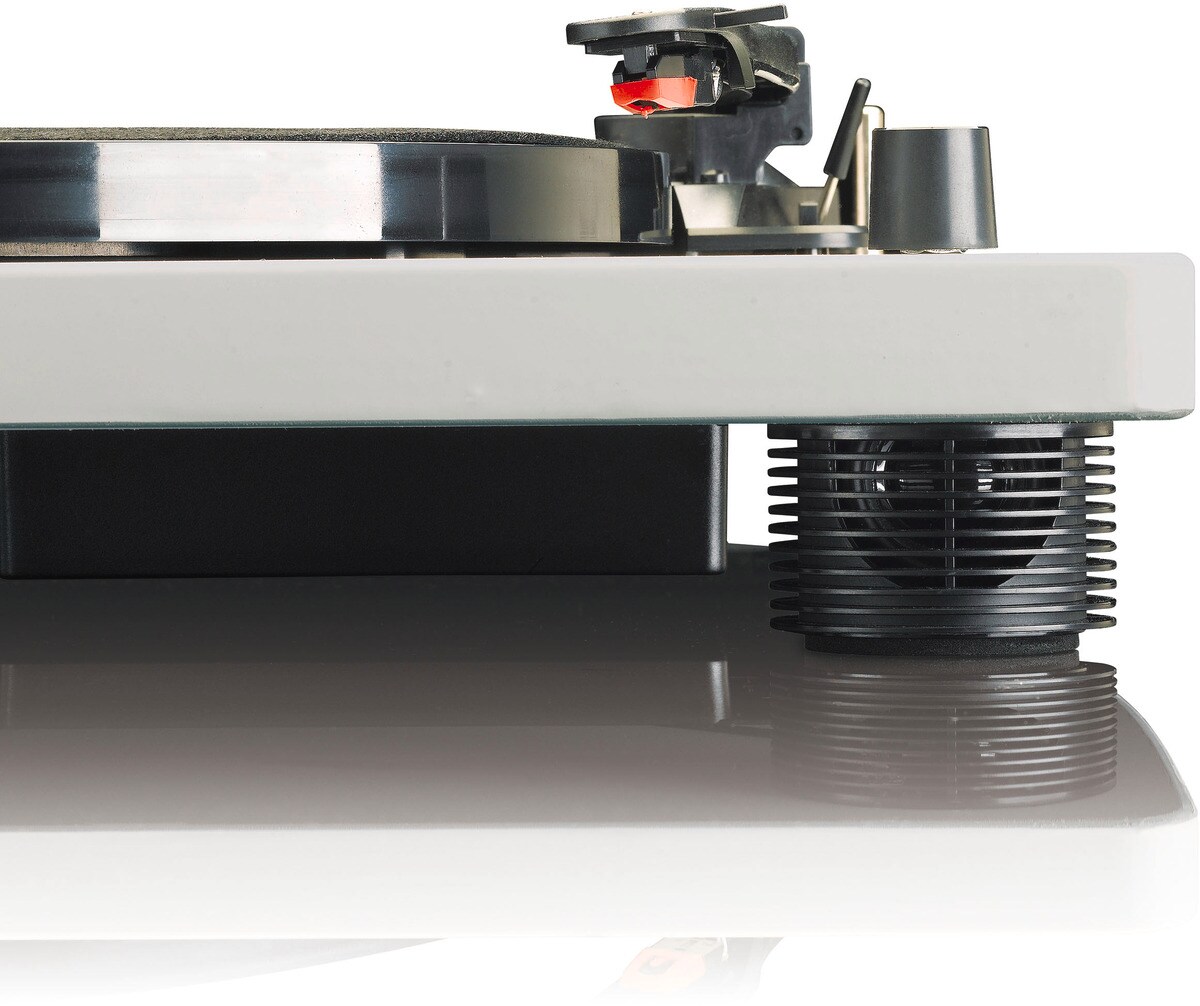LENCO LS-50GY Plattenspieler mit int. Lautsprechern, grau