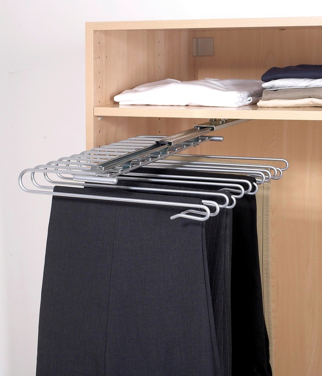 WENKO Hosenauszug »Modell Universal« Schrankauszug  für 12 Hosen, Hosenhalter für den Kleiderschrank