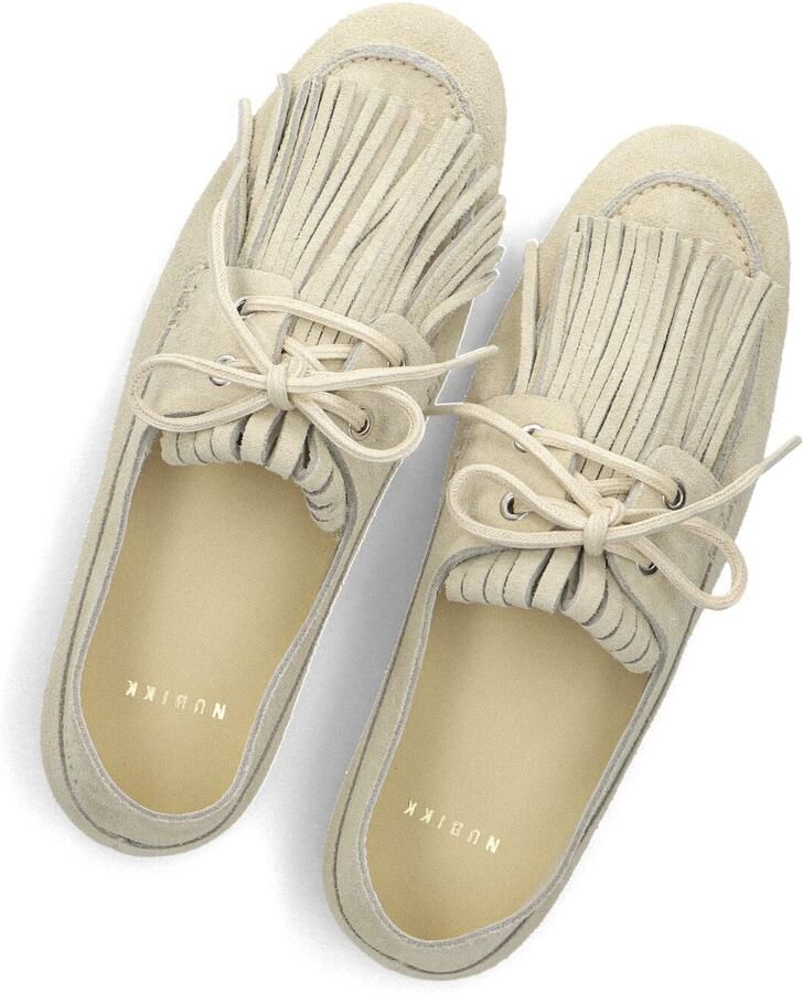 NUBIKK Loafers Dames Joan Macaw Maat: 36 Materiaal: Suède Kleur: Beige