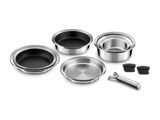 Ycône - Sauteuse revêtue 24 cm avec anses et couvercle