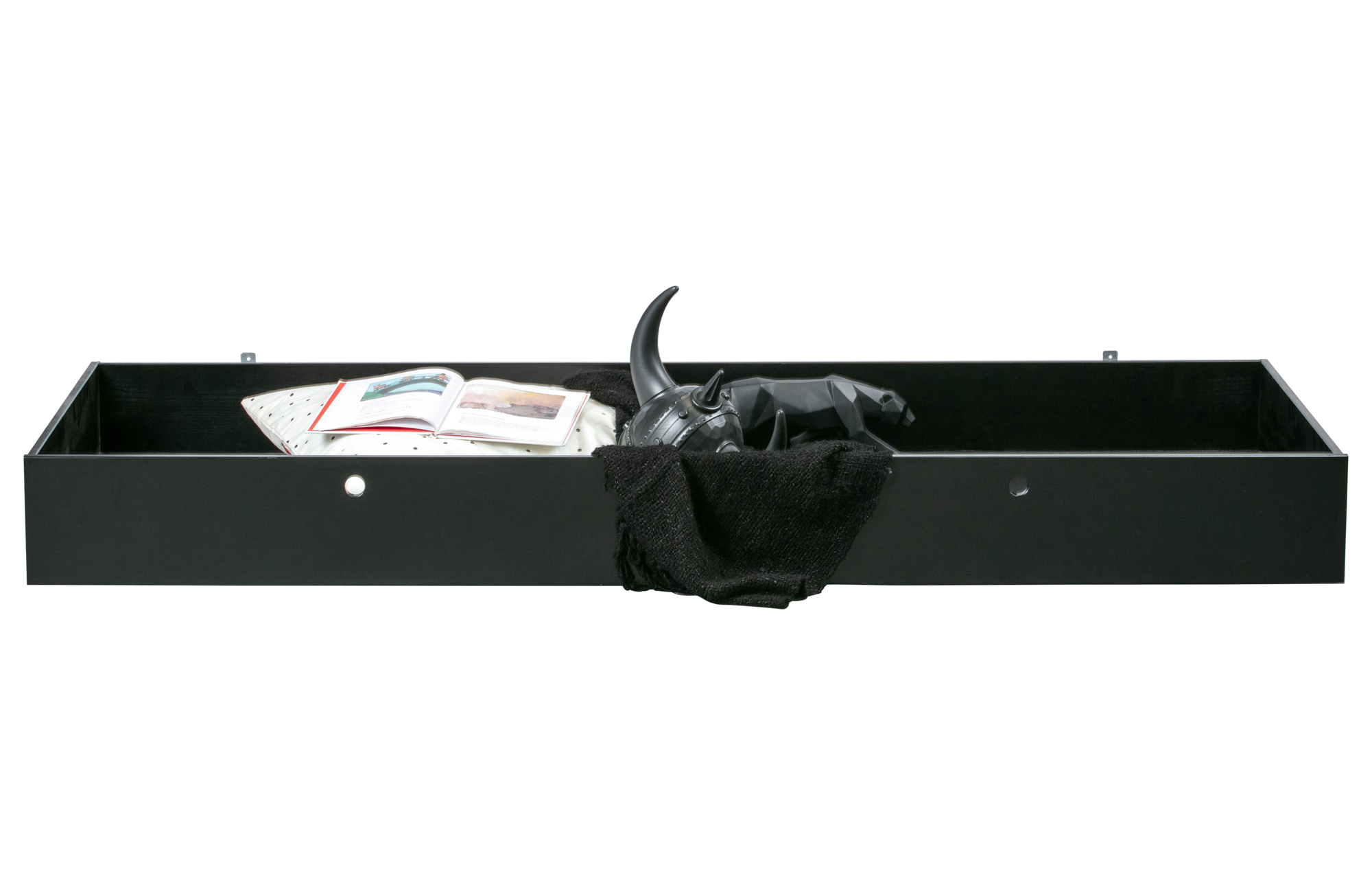 WOOOD bedlade Joep grenen diep zwart [fsc] Joep bedlade grenen diep zwart [fsc]