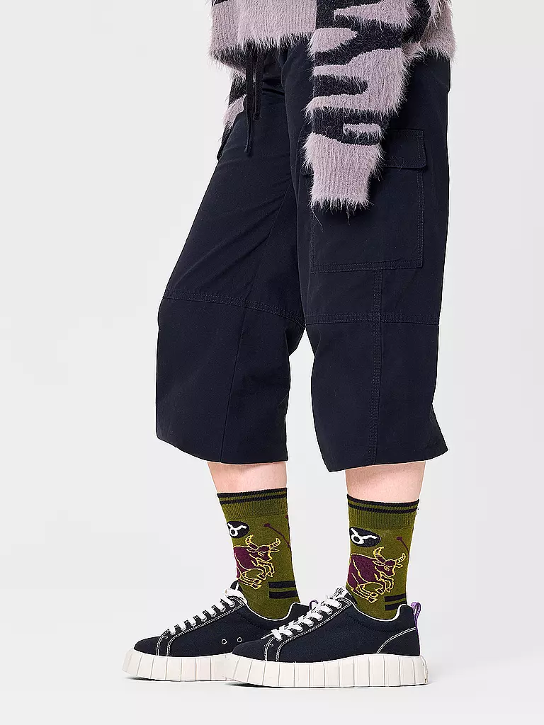 HAPPY SOCKS Herren Socken 41-46 STIER dark green dunkelgrün
