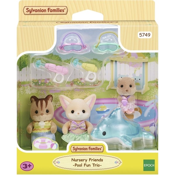Køb Sylvanian Families® Børnehavevenner - Badebassin Trio