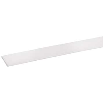Afdekprofiel kunststof wit 2x20 mm lengte 260 cm