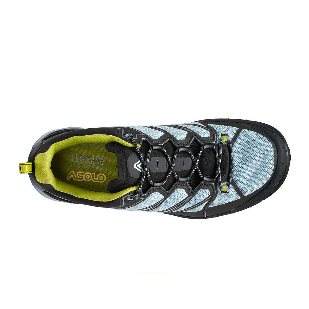 Asolo SOFTROCK - Chaussures trekking Femme black/celadon/saf.yl