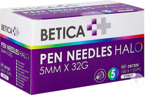 Betica Aiguille Stylo Inj Halo 5mmx32g 100 Pièces