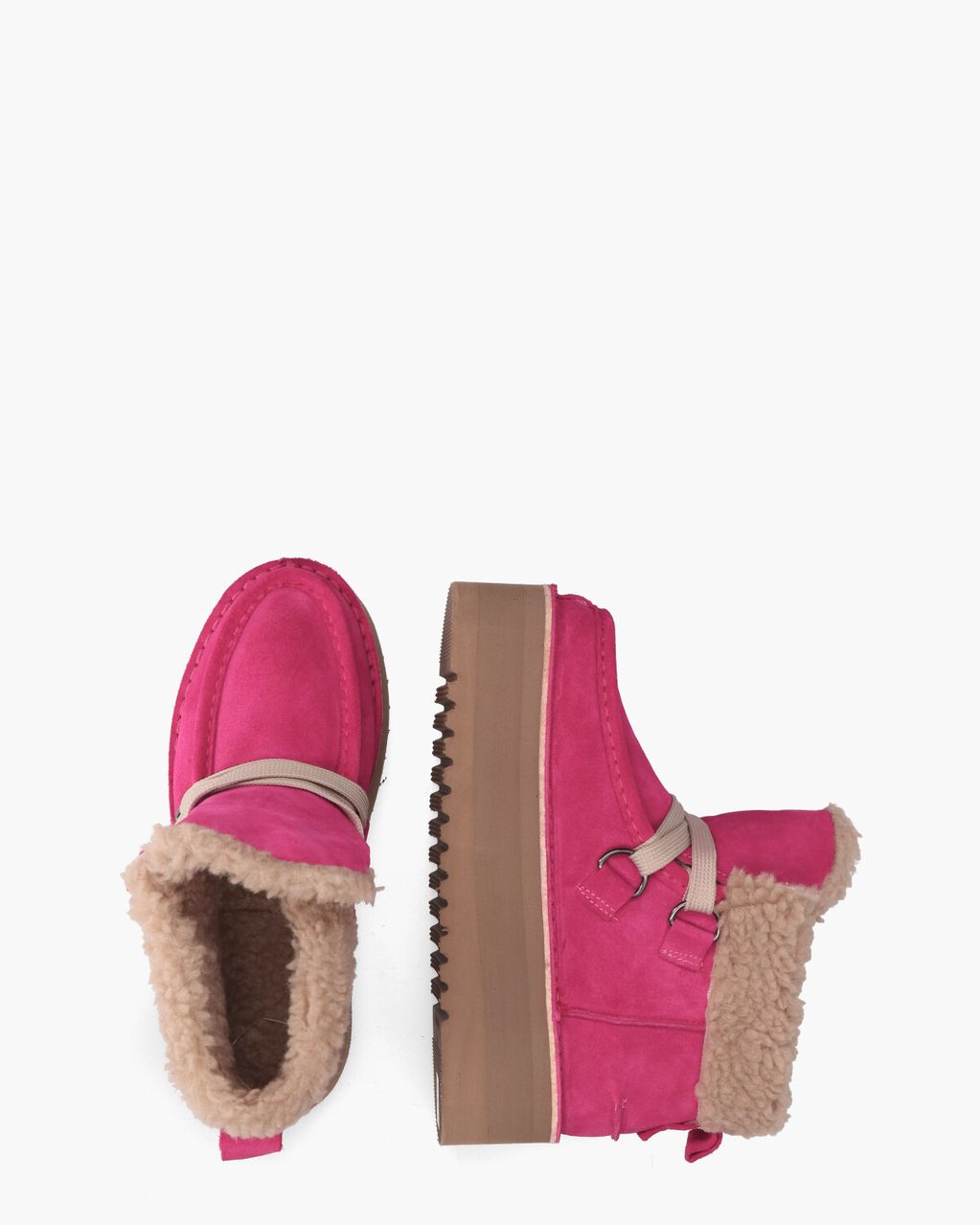 Gioia Saar Roze Dames Veterboots