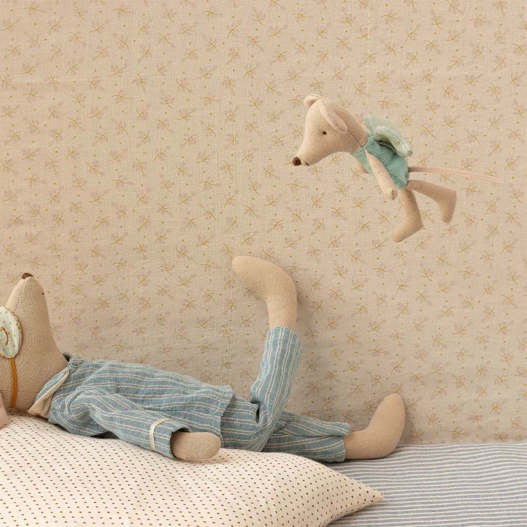 maileg knuffelmuis kleine fee - mint - 11 cm
