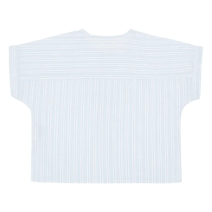 Zhoe & Tobiah Kurta Manches Courtes Rayée | Bleu