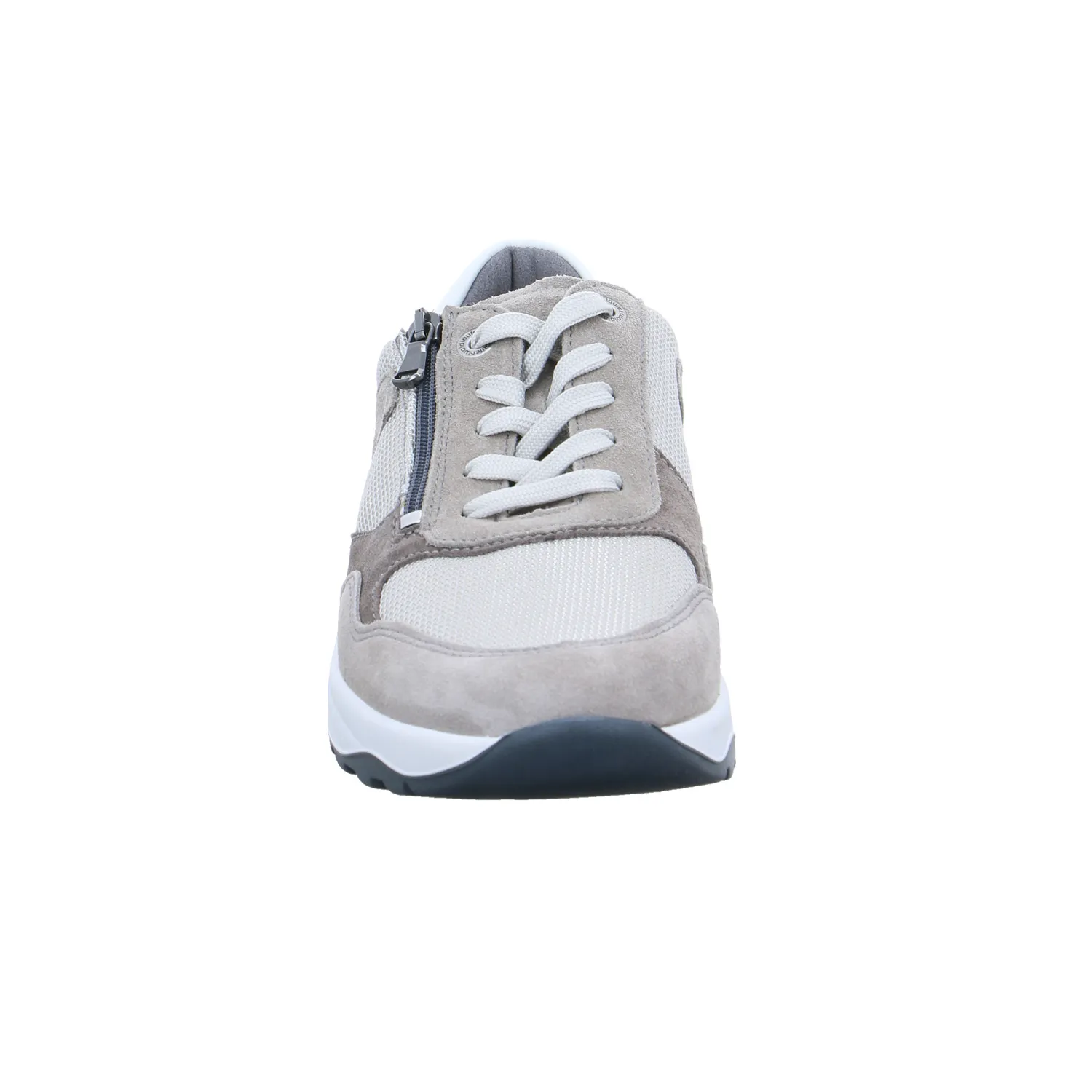 WALDLÄUFER Halbschuhe Sneaker Stoff Beige Leder