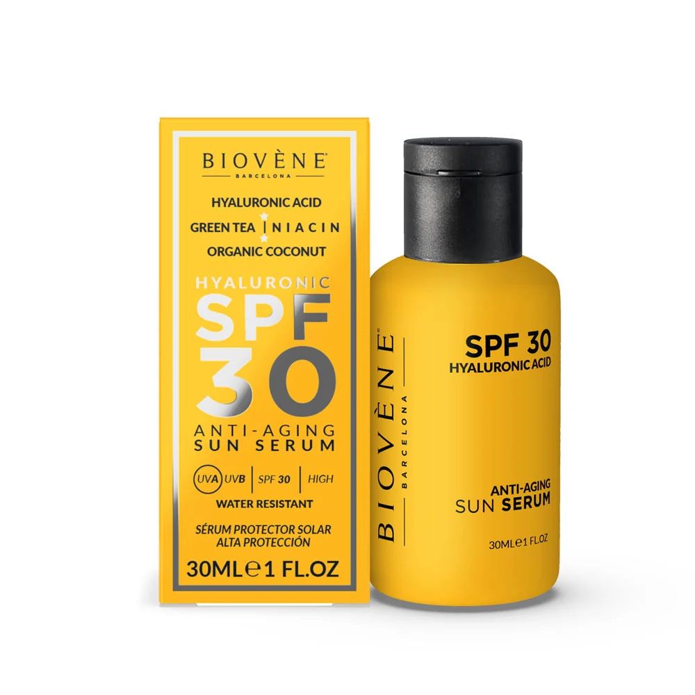 Hyaluronic Acid Sérum Solar Antiedad SPF30 Protección facial