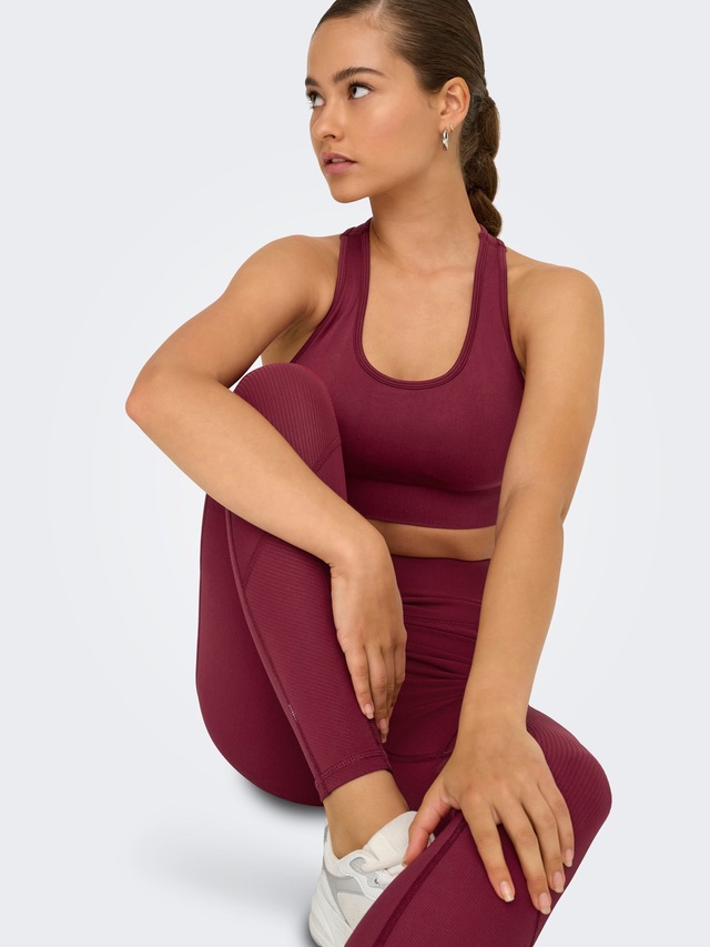 ONLY Play Sport-BH »ONPDAISY SEAM SPORTS BRA - NOOS«, nahtlose Verarbeitung