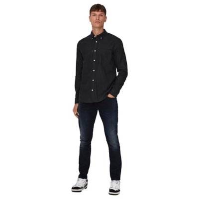 Chemise à manches longues homme Onsgudmund Slim ONLY AND SONS