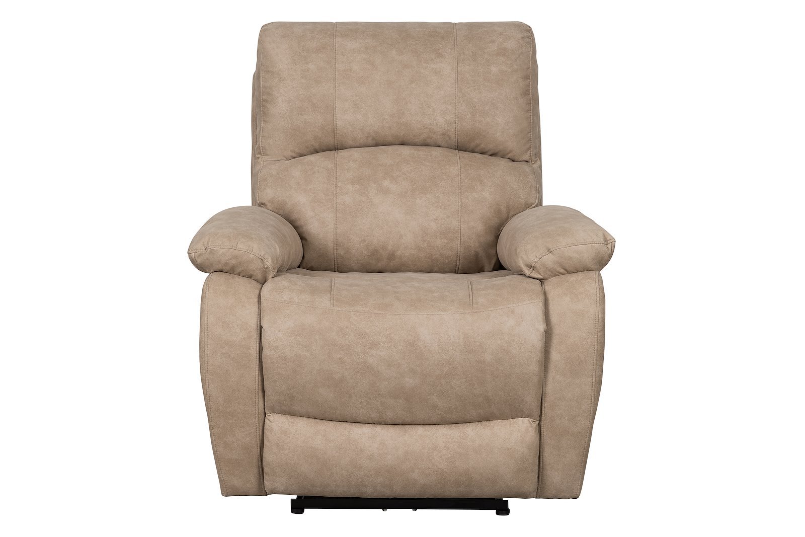 Denver recliner elektrisk Tekstil Cognacfarget