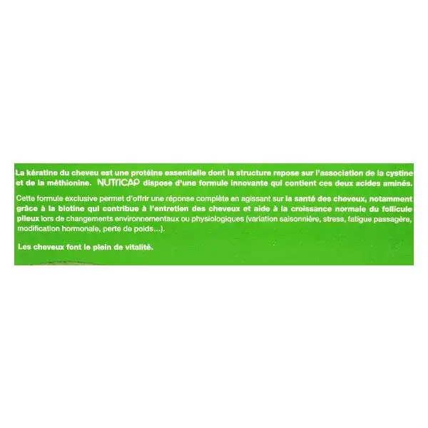 Nutrisanté Nutricap Queratina Vitalidade 60 cápsulas + 30 cápsulas grátis