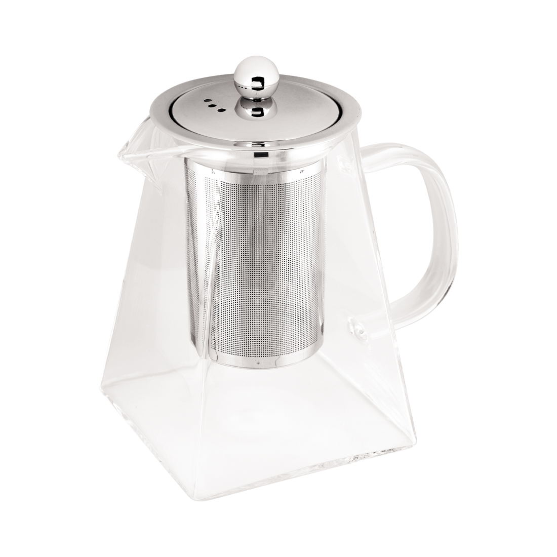 Berlinger Haus Teekanne aus Glas mit Edelstahl Filter 750 ml