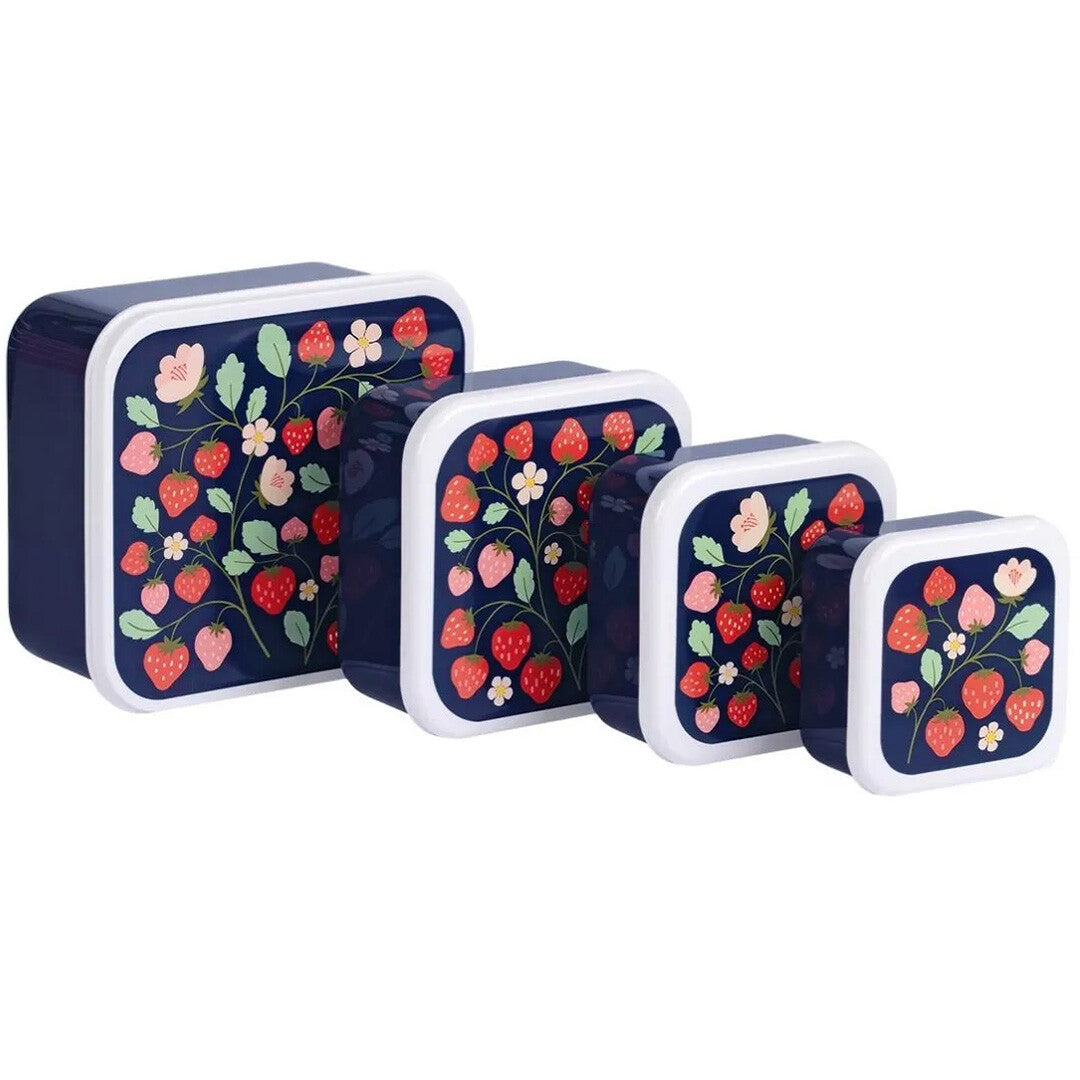 A little lovely company lunchbox set - aardbeien