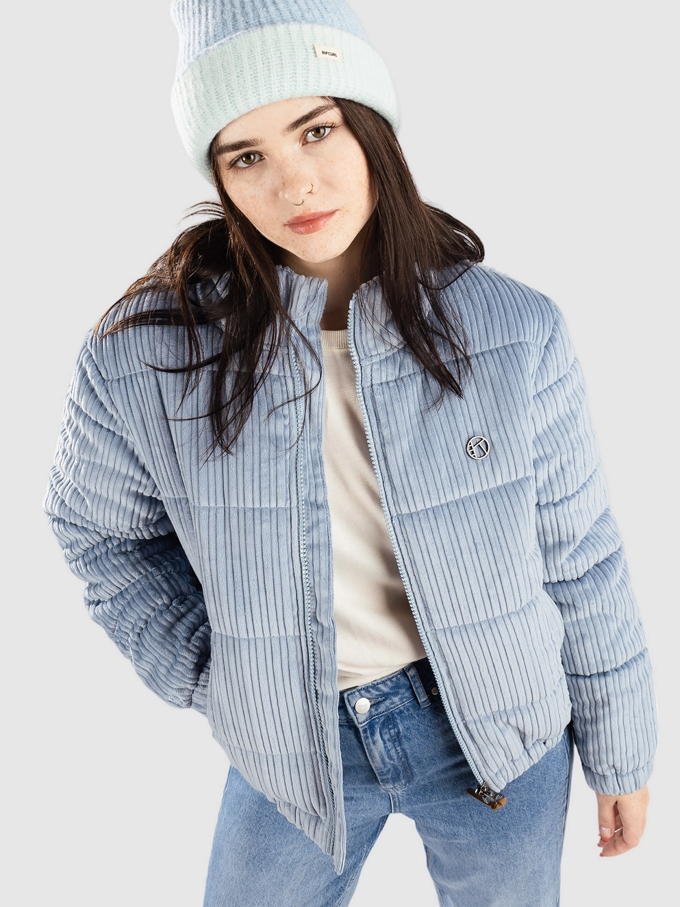 Kazane Emile Jacket dusty blue