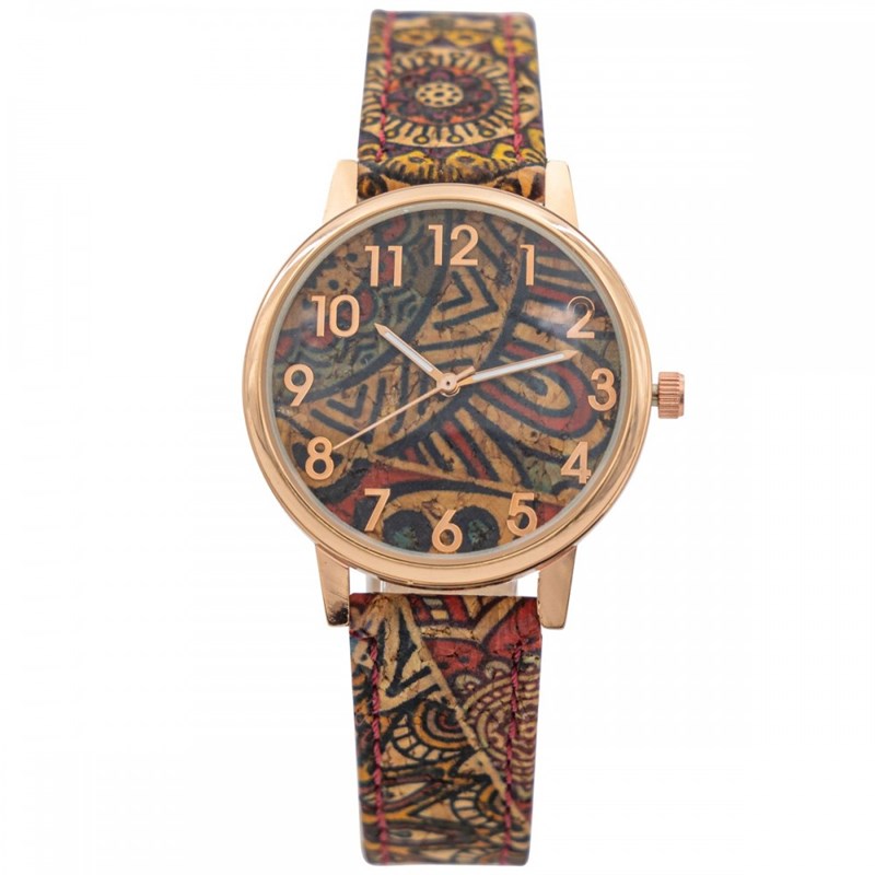 Montre Femme CHTIME bracelet Cuir Marron