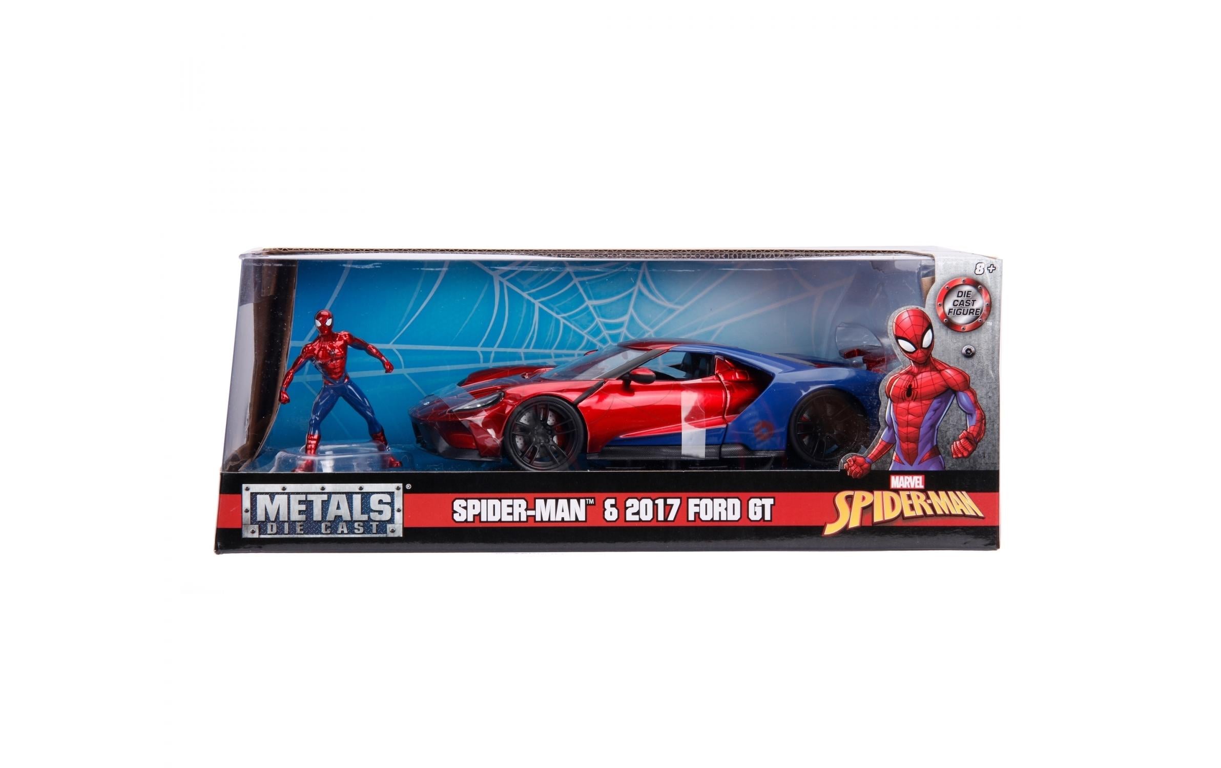 Sportwagen Marvel Spiderman 2017 Ford GT 1:24Spiderman 2017 Ford GT Sammlermodell im Massstab 1:24
