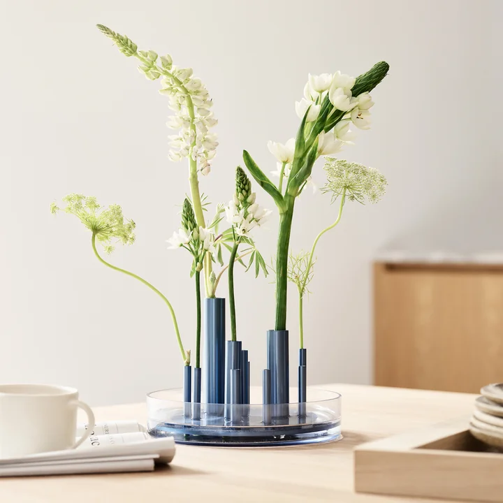 Fritz Hansen - Ikeru Vase High, dusk blue