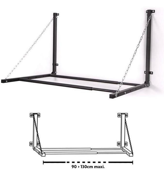 Support mural pour pneus Autobest, 90 kg