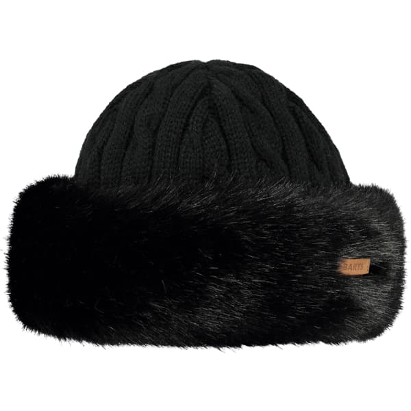 Bonnet ski BARTS FUR CABLE BANDHAT BLACK