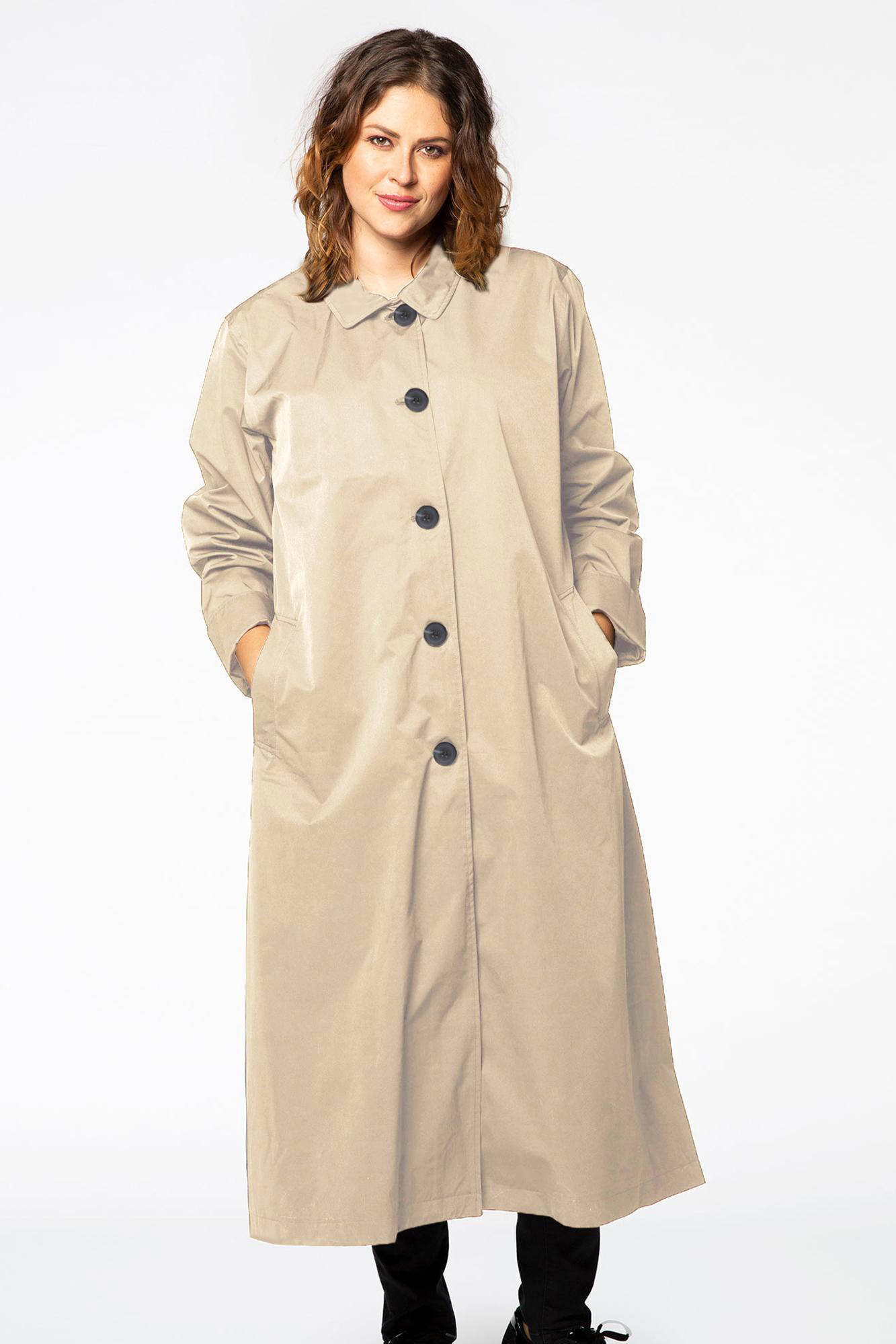 YOEK regenjas DENA beige