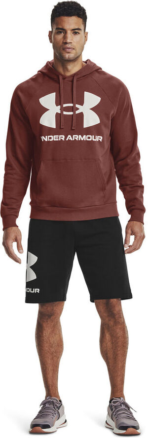 Under Armour Rival Fleece Big Logo hættetrøje Brun