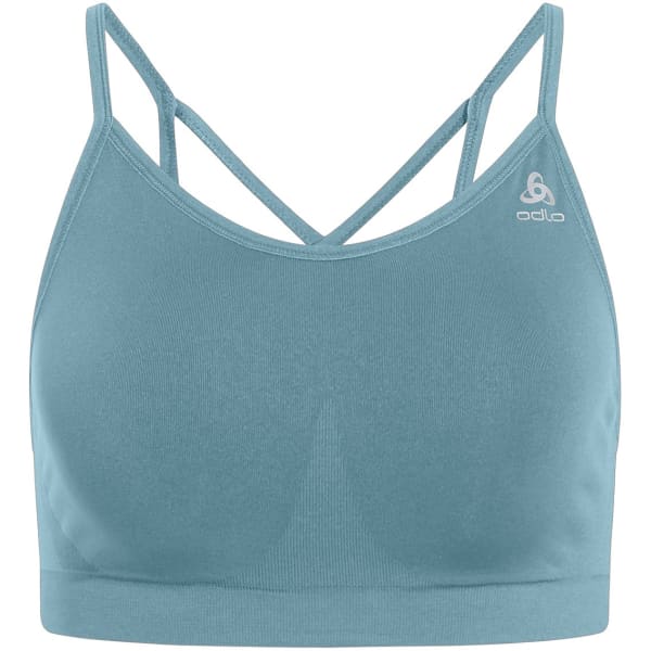 Brassière running ODLO SEAMLESS SOFT SPORT BRA PROVINCIAL BLUE/GREY MELANGE