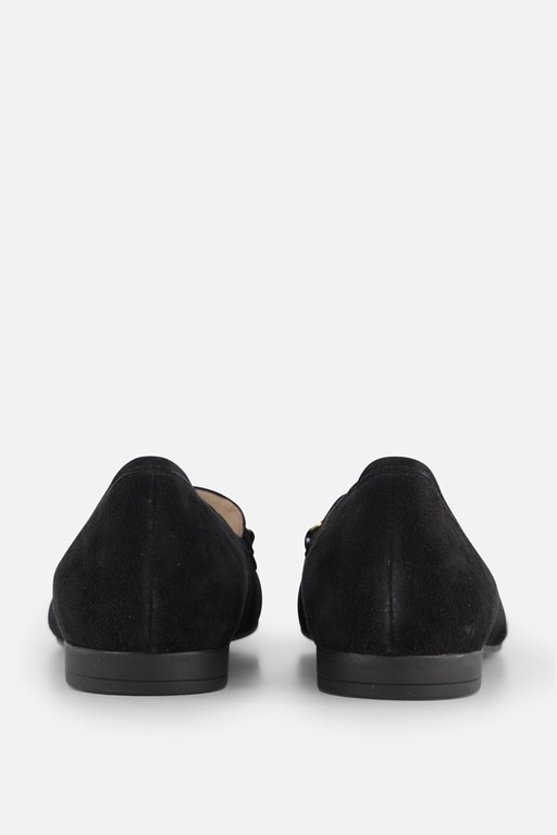 Gabor Instappers zwart Suede