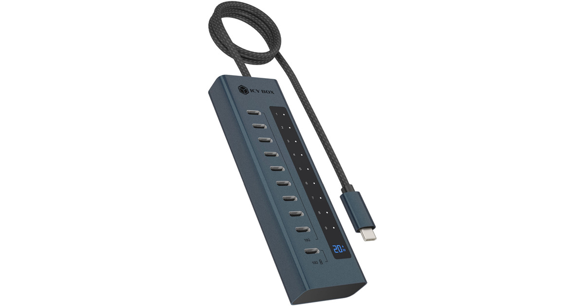 ICY BOXIB-HUB1450-C31 usb-hub  (Antraciet)