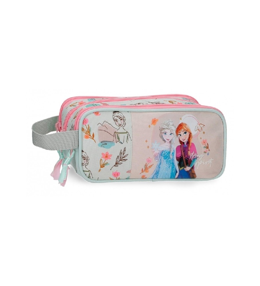 Estojo triplo com zíper Disney Frozen Strong Spirit